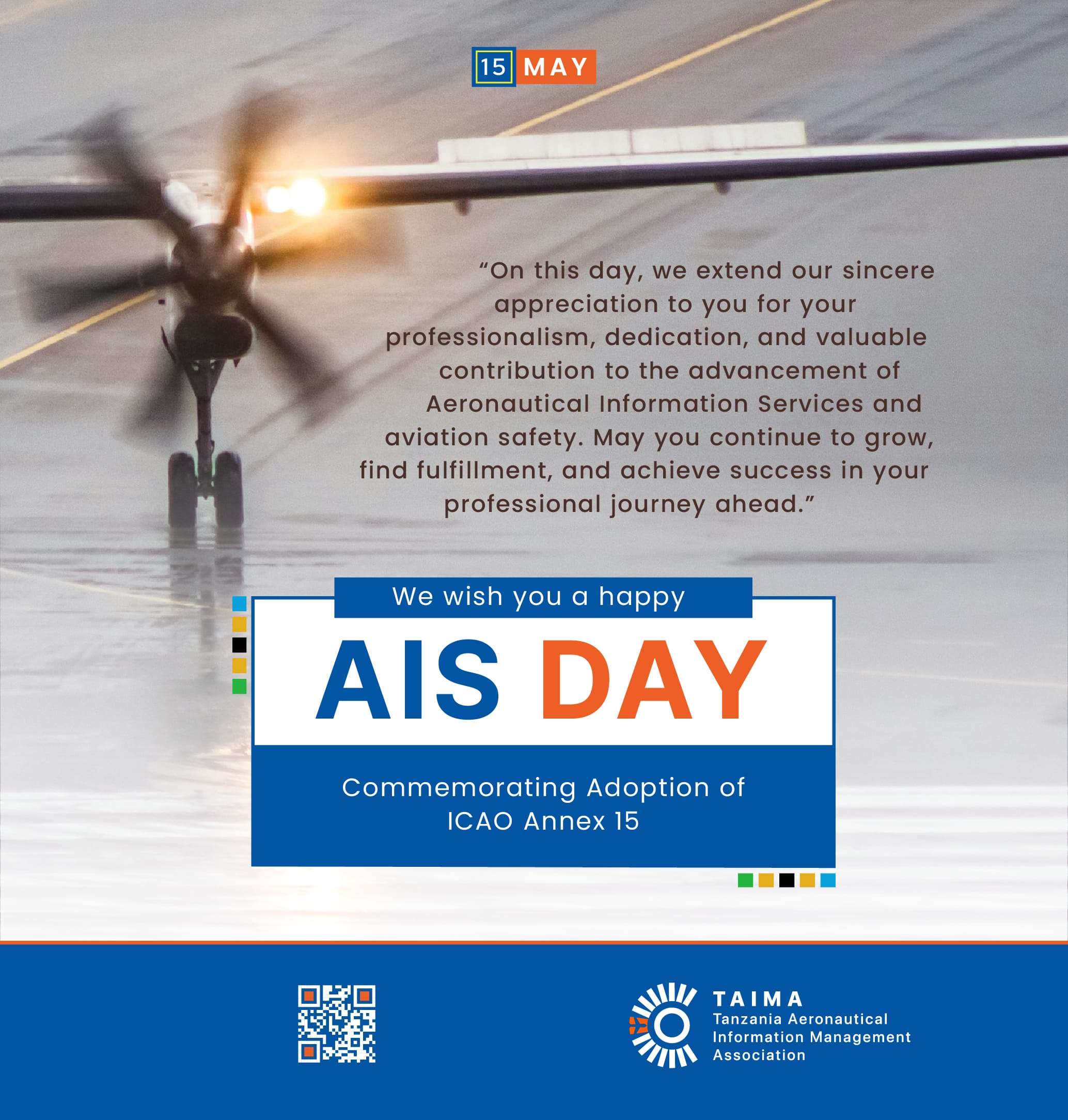 Celebrating World AIS Day May 15th